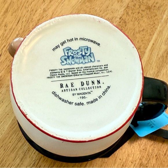 Rae Dunn Frosty the Snowman FROSTY Adorable Oversized Ceramic Mug BRAND NEW!! - Picture 6 of 6